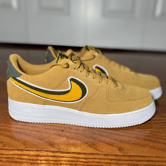 Nike AF1 Low 3D Chenille Swoosh Muted Bronze - Picture 2 of 8